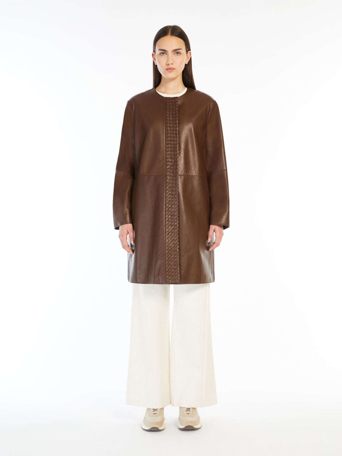 MAX MARA WEEKEND MANTEL AUS NAPPALEDER