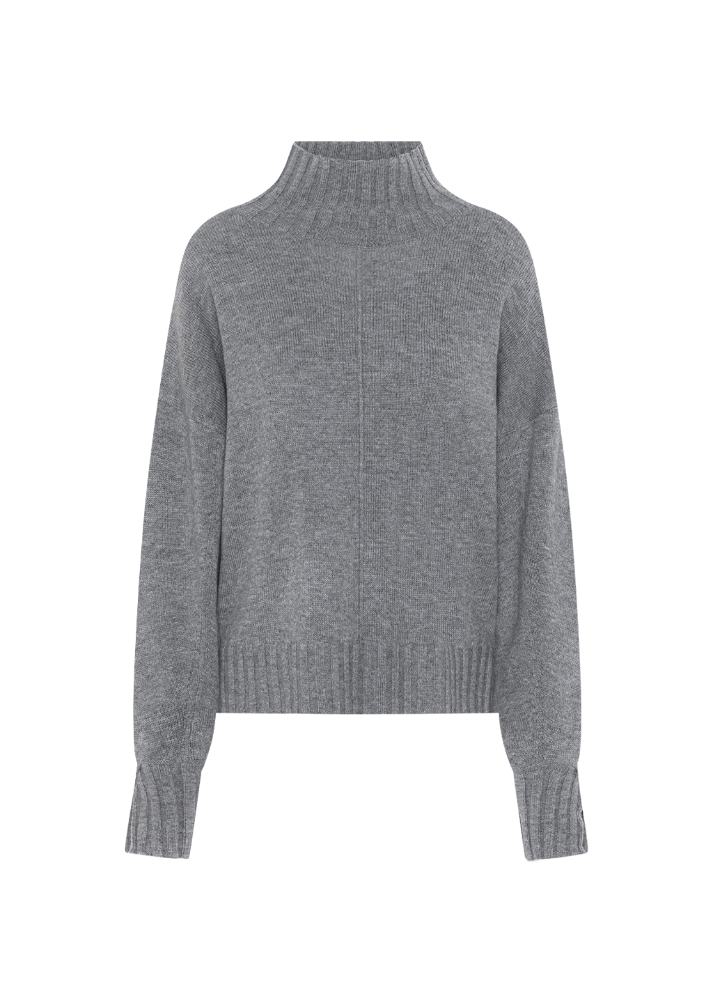 0039Italy NIMA
Cashmere Pullover Schwarz / Grau mit Ärmeldetails